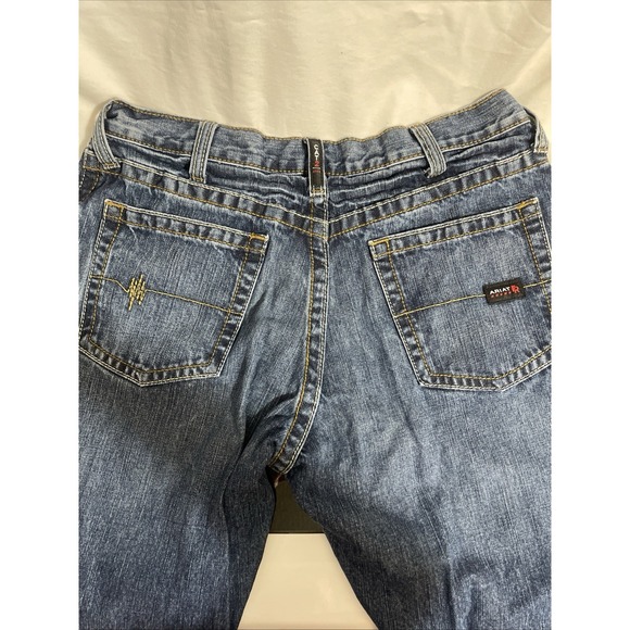 Ariat FR M4 Relaxed Boot Denim Workwear Jeans Size 34 X 30 - Picture 5 of 6